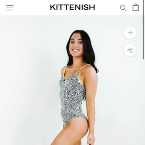 Kittenish Reversible Leopard Bathing Suit